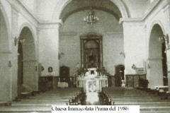 Chiesa dell'Immacolata - Priolo Gargallo (SR) Prima dell'intervento scultoreo